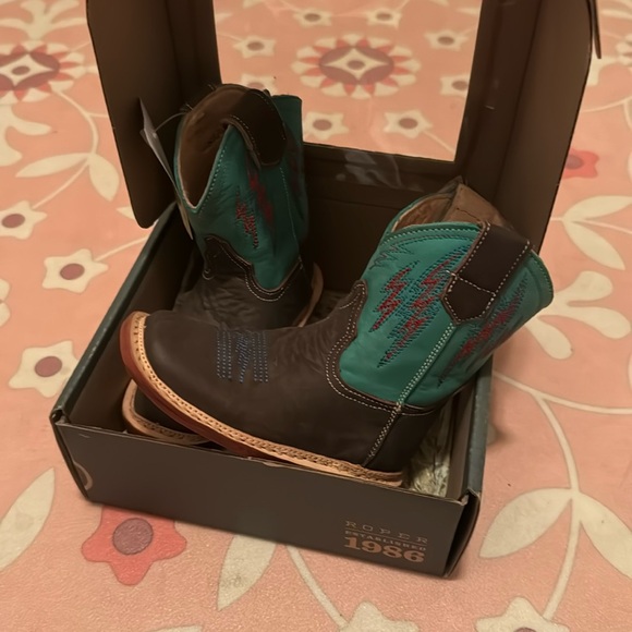 Roper toddler boots, new, size toddler 4 - Picture 1 of 4